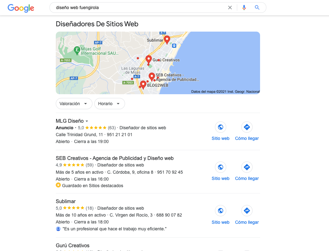 google my business