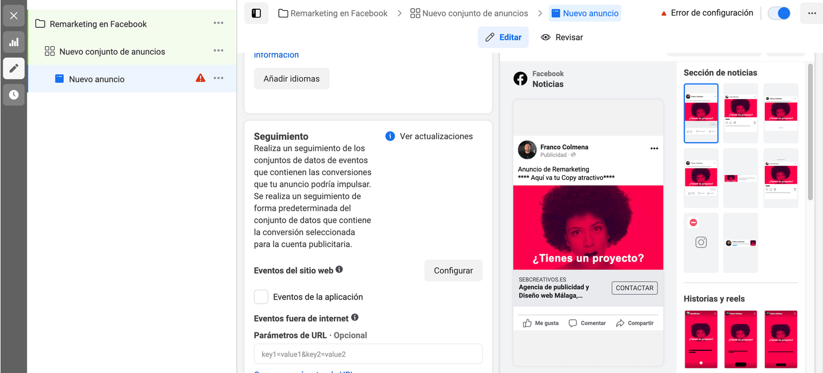 Remarketing en Instagram