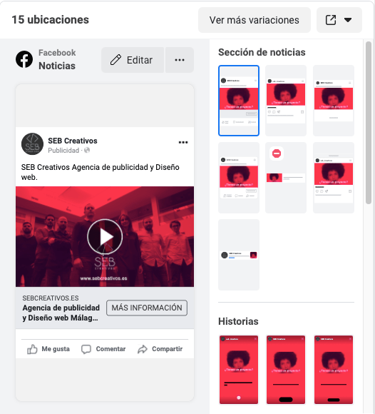 anuncio de video en instagram