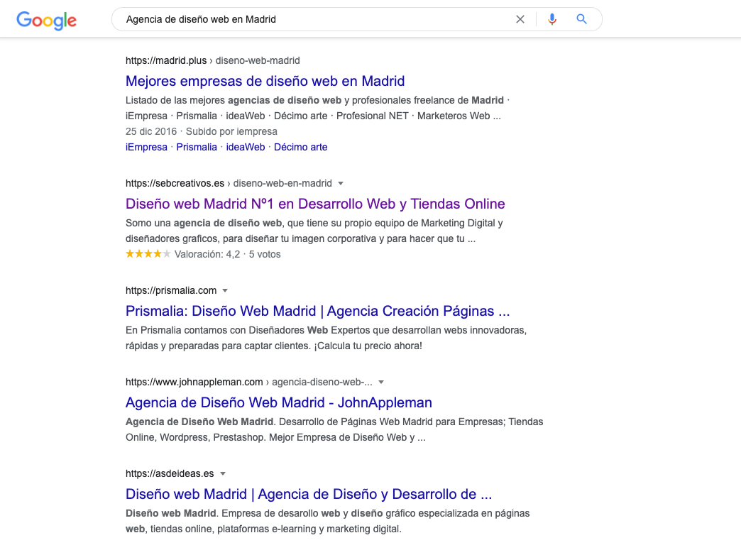 posicionamiento seo